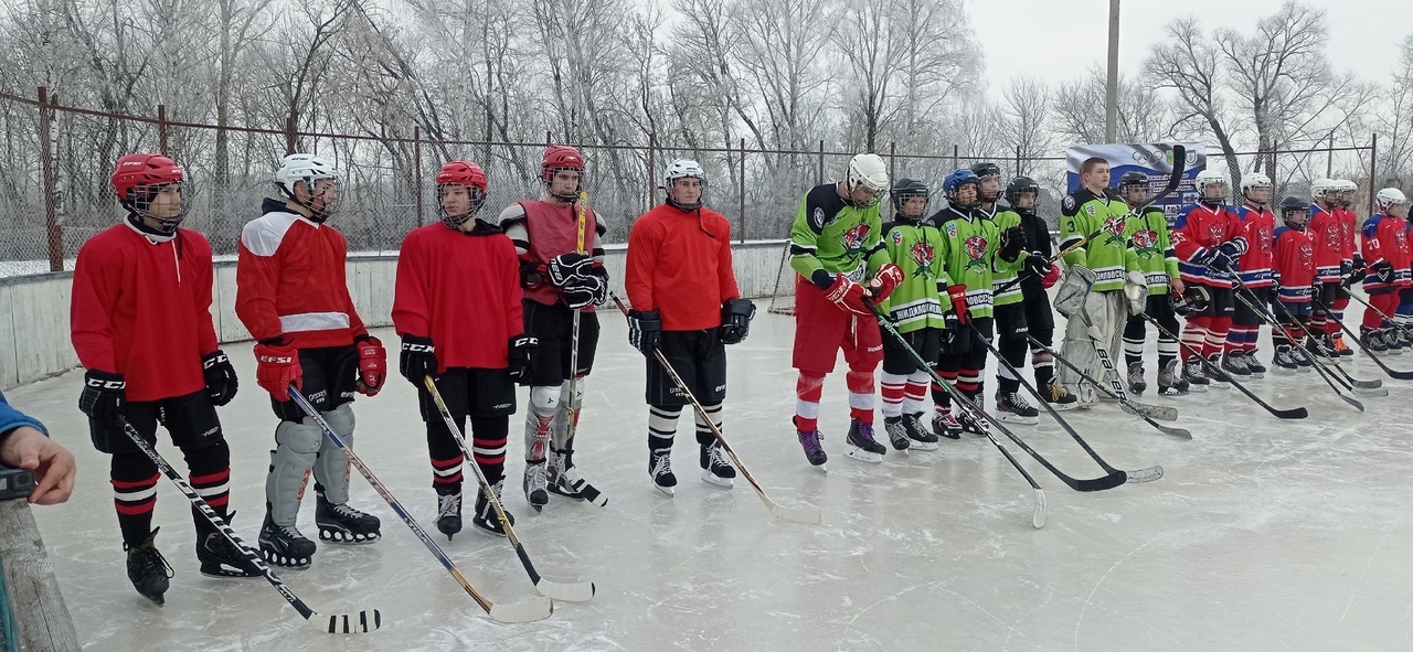 команды хоккеистов Мичуринского района.